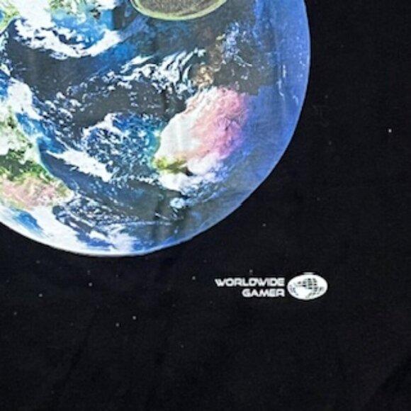 NEW Worldwide Gamer T-shirt Men’s Large Black Short Sleeve Graphic T-Shirt NWT - Picture 5 of 8